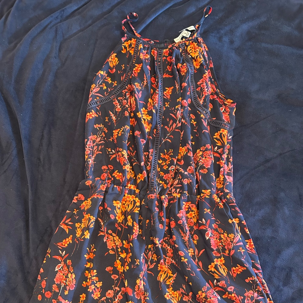 Floral Sleeveless romper